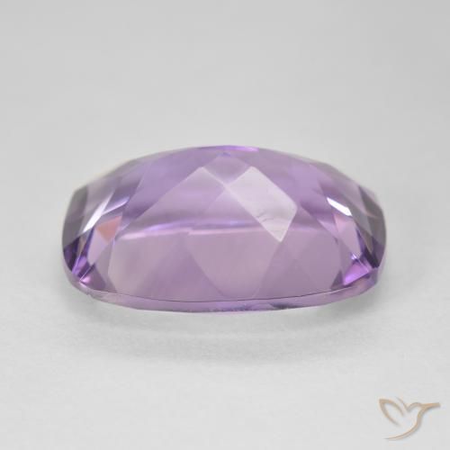 Améthyste Violet moyen naturelle Coussin, 12.49 ct, VVS