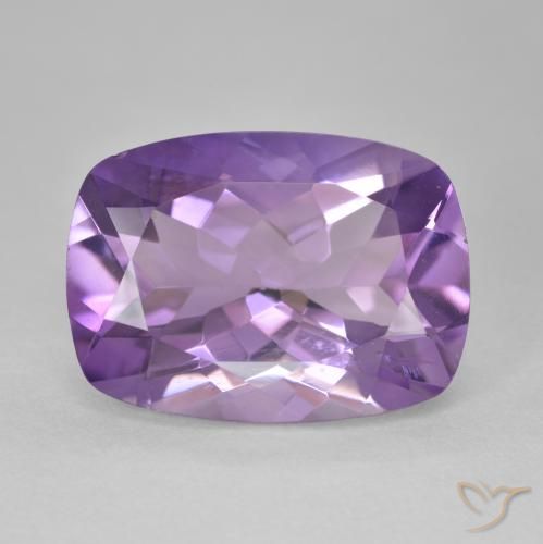 12.24ct Naturel Violet moyen Améthyste, Coussin, VVS