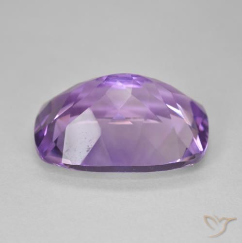 Améthyste Violet moyen naturelle Coussin, 12.24 ct, VVS