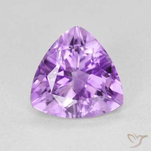 2.71ct Naturel Violet Rosâtre Améthyste, Trillion, VVS-VS