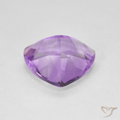 Améthyste Violet Rosâtre naturelle Trillion, 2.71 ct, VVS-VS