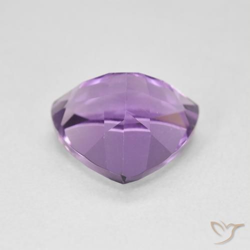 Améthyste Medium Light Purplish-Violet naturelle Trillion, 2.95 ct, VVS-VS