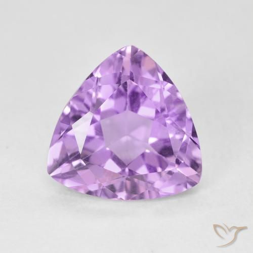 2.85ct Naturel Violet Rosâtre Améthyste, Trillion, VVS-VS