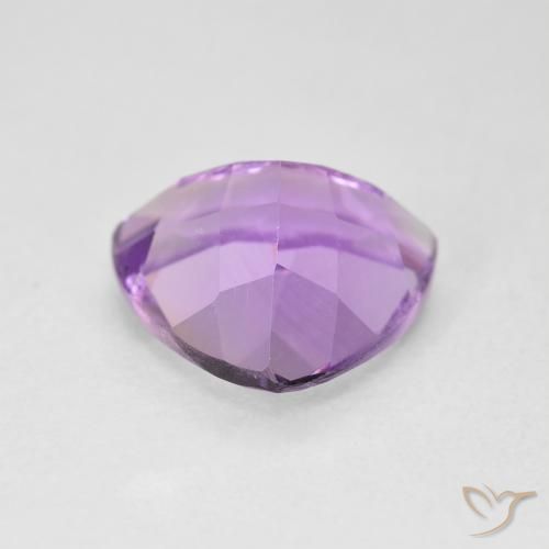 Améthyste Violet Rosâtre naturelle Trillion, 2.85 ct, VVS-VS