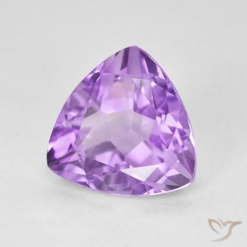 Améthyste Violet violacé naturelle Trillion, 3.02 ct, VVS-VS
