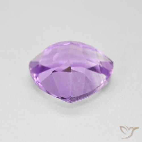 Améthyste Violet Rosâtre naturelle Trillion, 2.90 ct, VVS-VS