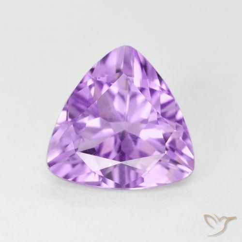 2.79ct Naturel Violet rosâtre léger Améthyste, Trillion, VVS-VS