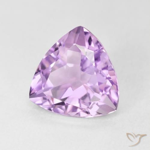 Améthyste Violet moyen naturelle Trillion, 3.03 ct, VVS-VS