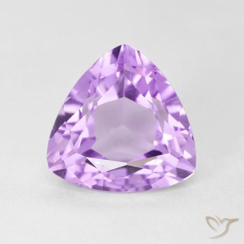 3.14ct Naturel Violet clair Améthyste, Trillion, VVS-VS