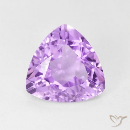 2.81ct Naturel Violet rosâtre léger Améthyste, Trillion, VVS-VS