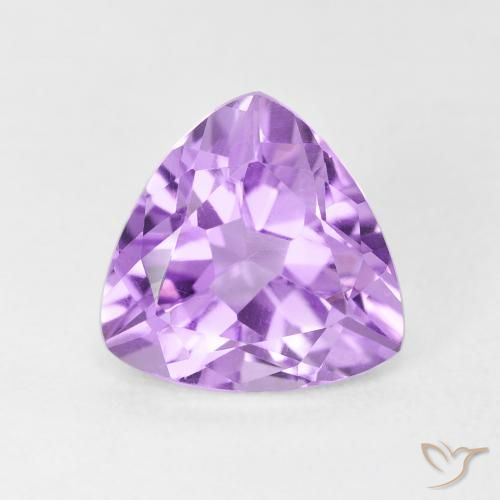 2.93ct Naturel Violet rosâtre léger Améthyste, Trillion, VVS-VS