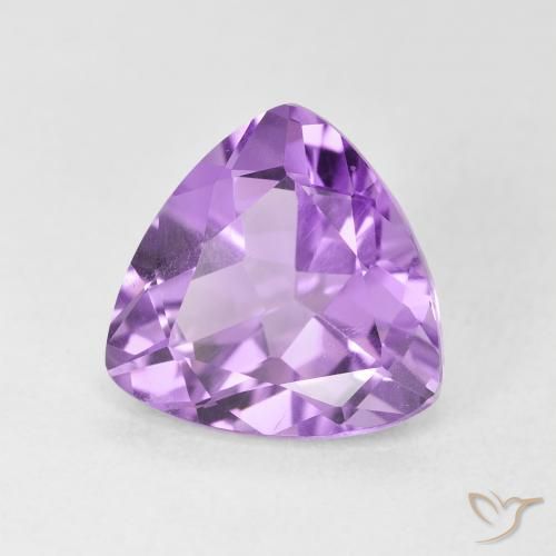 Améthyste Violet clair naturelle Trillion, 2.79 ct, VVS-VS