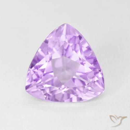 3.02ct Naturel Violet Iris Améthyste, Trillion, VVS-VS