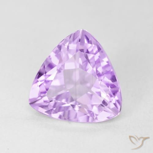 Améthyste Violet Iris naturelle Trillion, 3.02 ct, VVS-VS