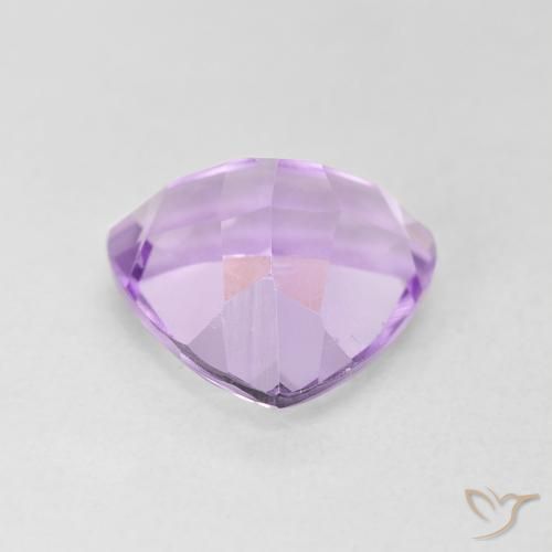 Améthyste Violet Iris naturelle Trillion, 3.02 ct, VVS-VS