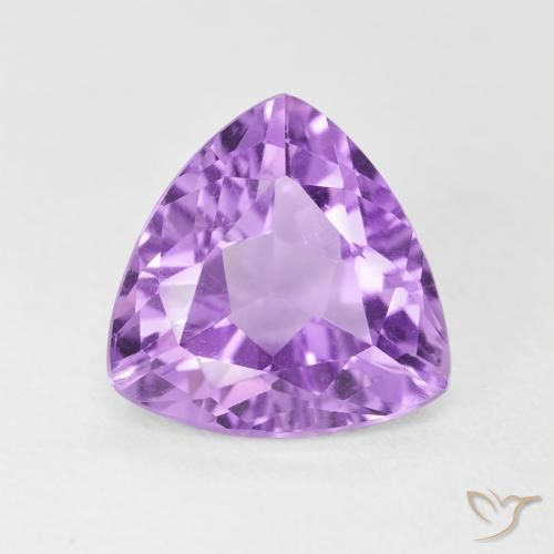 3.05ct Naturel Violet Rosâtre Améthyste, Trillion, VVS-VS