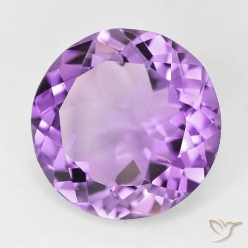 Améthyste Violet rosâtre moyen naturelle Tour, 10.14 ct, VVS