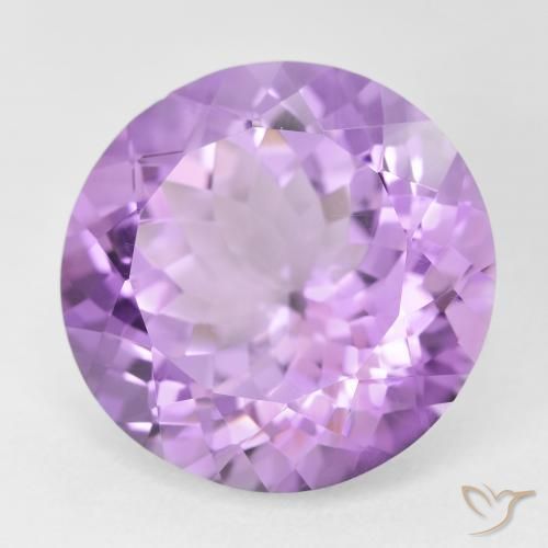 Améthyste Violet rose moyen naturelle Tour, 12.28 ct, VVS