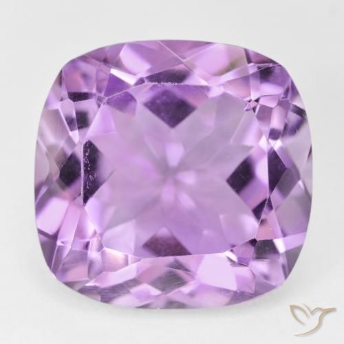 19.76ct Naturel Violet rose moyen Améthyste, Coussin, VVS