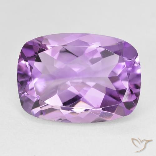 11.90ct Naturel Violet rose moyen Améthyste, Coussin, VVS