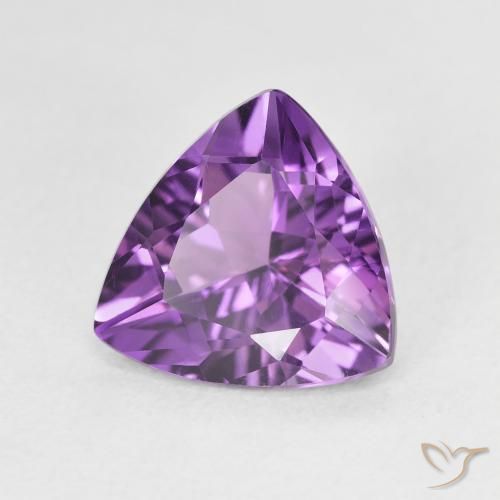 Améthyste Violet Rosâtre naturelle Trillion, 2.61 ct, VVS