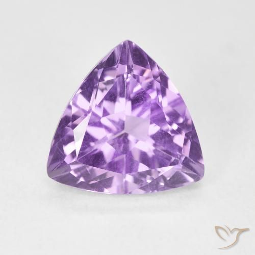 2.85ct Naturel Violet rosâtre moyen Améthyste, Trillion, VVS