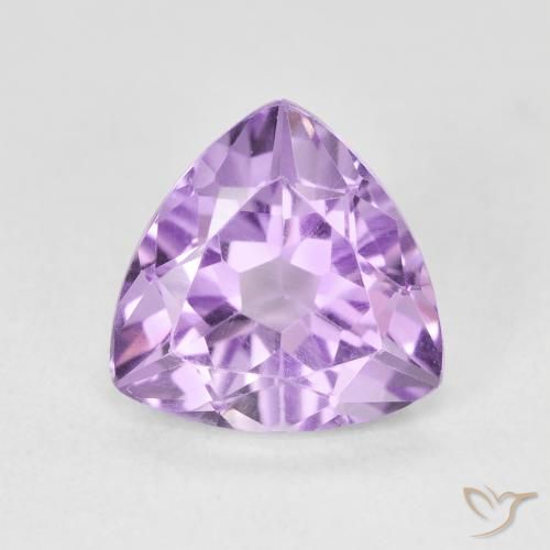 2.87ct Naturel Violet clair Améthyste, Trillion, VVS