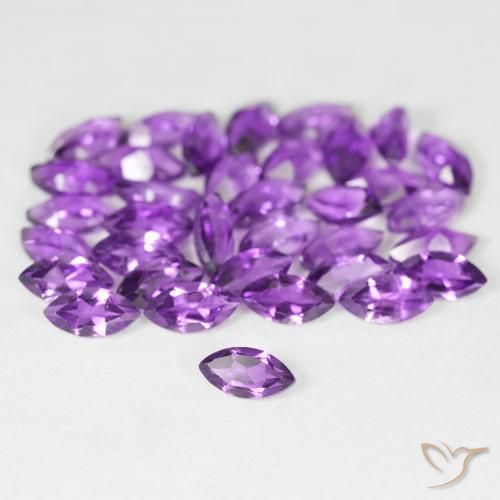 Shop natural 5.38ct Violet moyen Améthyste gems, Marquise, from Brésil at GemSelect. In stock, global shipping!