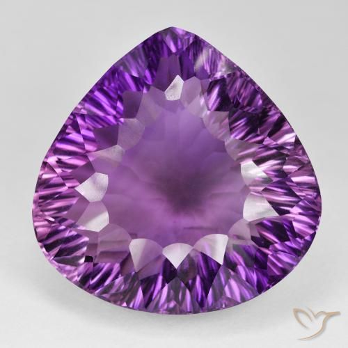 104.71ct Naturel Violet rose vif Améthyste, En forme de poire, VVS