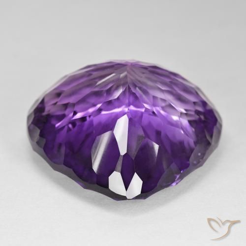 Améthyste Violet rose vif naturelle En forme de poire, 104.71 ct, VVS