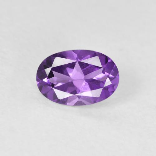0.40ct Naturel Violet vif Améthyste, ovale, VVS-VS