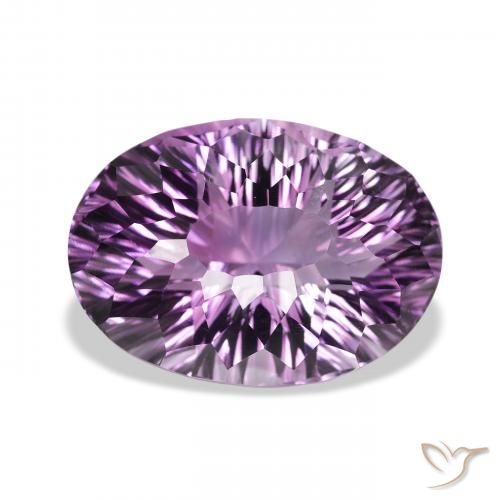 30.56ct Naturel Light-Medium Violet Améthyste, ovale, VVS