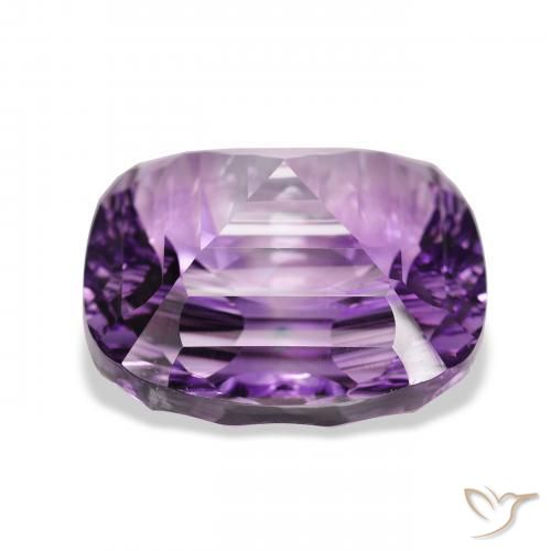 Améthyste Light-Medium Violet naturelle Coussin, 39.30 ct, VVS