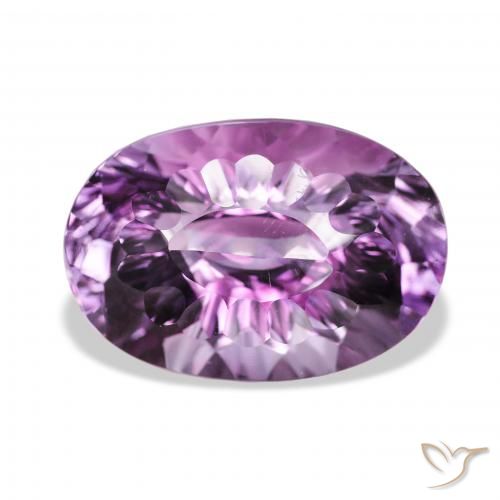 36.81ct Naturel Light-Medium Violet Améthyste, ovale, VVS