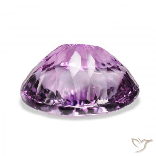 Améthyste Light-Medium Violet naturelle ovale, 36.81 ct, VVS