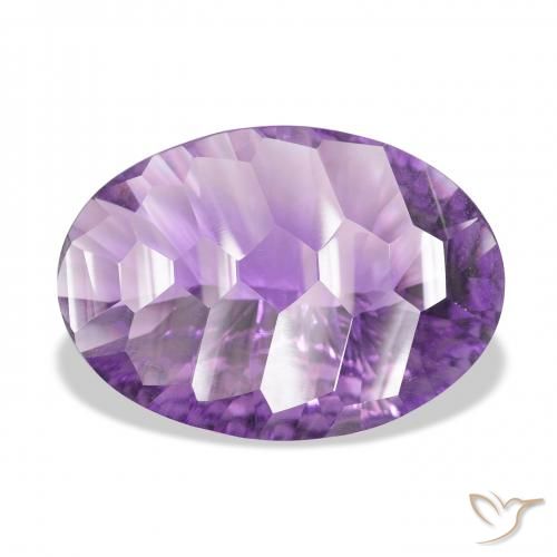 29.90ct Naturel Violet violacé Améthyste, ovale, VVS