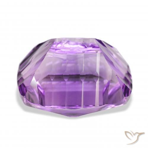 Améthyste Violet moyen naturelle Coussin, 56.97 ct, VVS