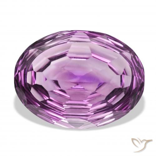 68.95ct Naturel Light-Medium Violet Améthyste, ovale, VVS