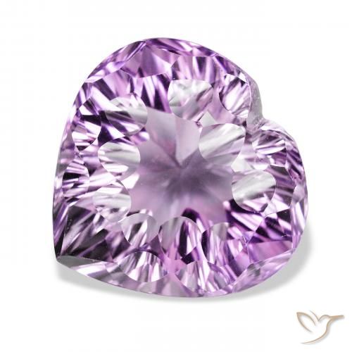 48.61ct Naturel Pourpre violacé profond Améthyste, Cœur, VVS