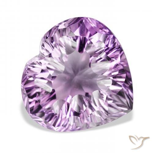 Améthyste Pourpre violacé profond naturelle Cœur, 48.61 ct, VVS