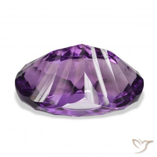 Améthyste Violet mauve naturelle ovale, 52.86 ct, VVS