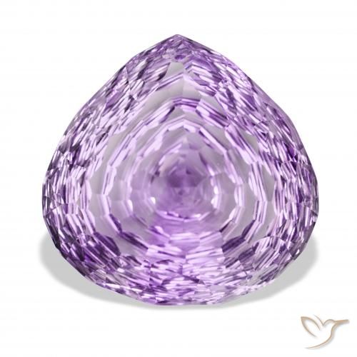 70.80ct Naturel Pourpre violacé profond Améthyste, En forme de poire, VVS