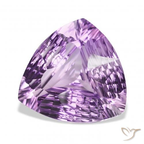 Améthyste Pourpre violacé moyen naturelle Trillion, 38.65 ct, VVS