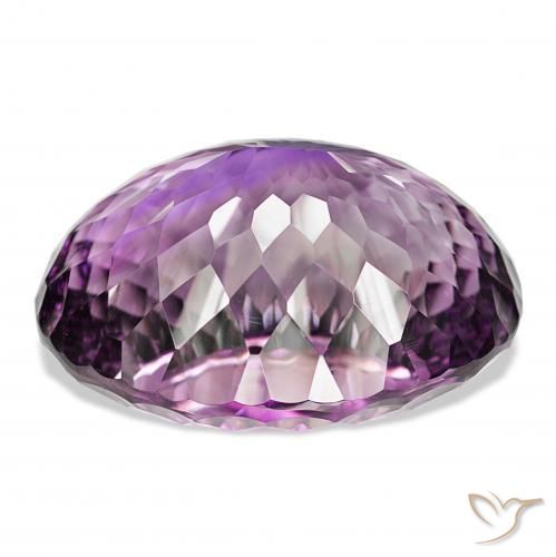 Améthyste Violet foncé naturelle ovale, 193.81 ct, IF