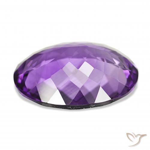 Améthyste Violet moyen naturelle ovale, 14.63 ct, IF