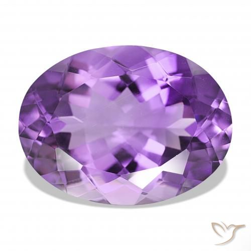 16.80ct Violet intense Améthyste, ovale, IF