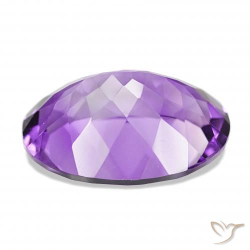 Améthyste Violet intense naturelle ovale, 16.80 ct, IF