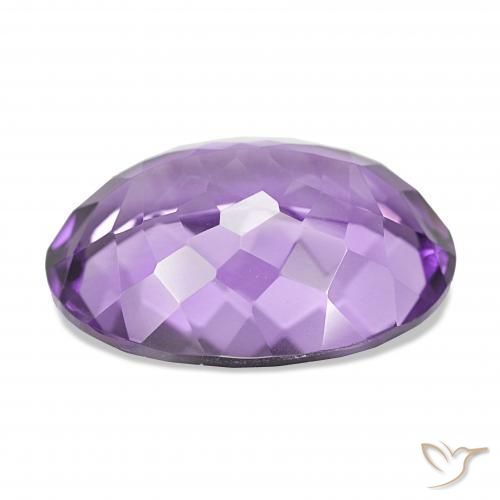 Améthyste Violet vif naturelle ovale, 16.40 ct, IF