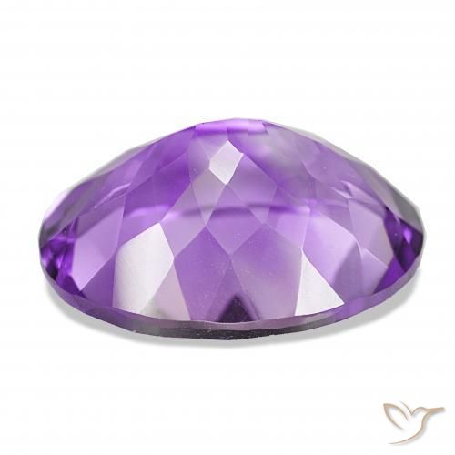 Améthyste Pourpre violacé profond naturelle ovale, 17.42 ct, IF