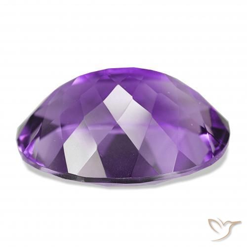 Améthyste Medium Dark-Violet naturelle ovale, 17.08 ct, IF